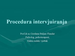 Gordana buljan flander