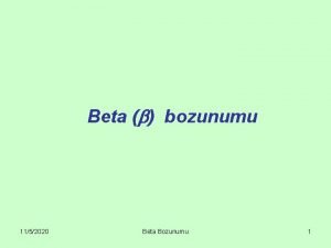 Beta bozunumu 1152020 Beta Bozunumu 1 Beta bozunumu