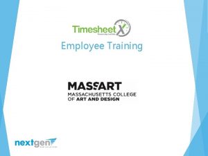 Massart timesheet