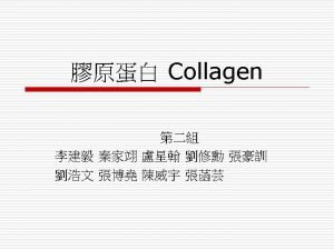 Collagen Structure Primary sequence GlyXProHy Pro Monomer alpha