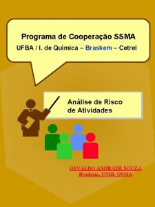 Programa de Cooperao SSMA UFBA I de Qumica