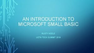 Microsoft small basic