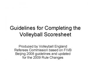 Wiaa volleyball score sheet instructions