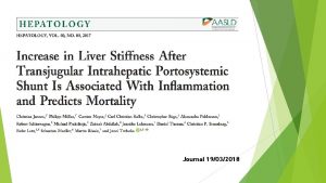 Journal 19032018 DEFINIZIONE Tecnica di radiologia interventistica che