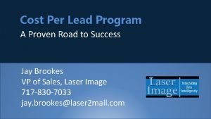 Cost per lead programs