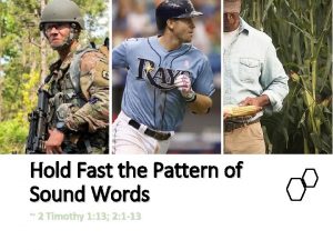 Pattern of sound words