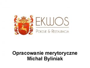 Opracowanie merytoryczne Micha Byliniak Podatkowa ksiga przychodw i