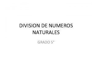 Divisiones numeros naturales