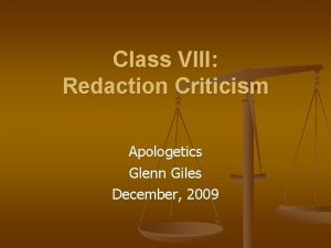 Redaction criticism definition