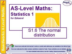 Edexcel normal distribution table