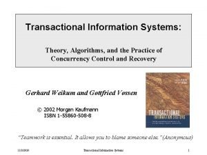 Transactional information