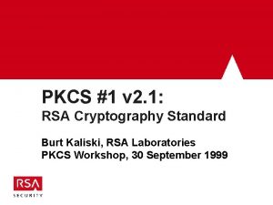 Pkcs vs pss Pkcs vs pss