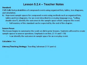 Lesson 5 2 4 Teacher Notes Standard 7