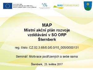 MAP Mstn akn pln rozvoje vzdlvn v SO