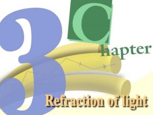 3 Refraction of light 3 Refraction of light
