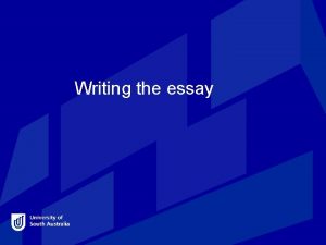Writing the essay What is an academic essay