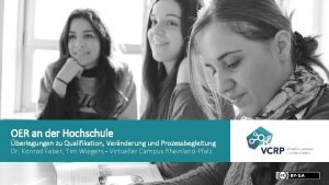 OER an der Hochschule berlegungen zu Qualifikation Vernderung