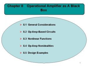 Black box amplifier