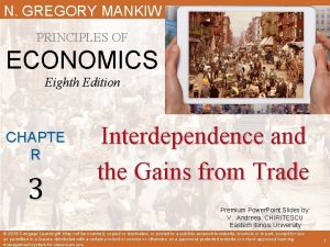 N GREGORY MANKIW PRINCIPLES OF ECONOMICS Eighth Edition