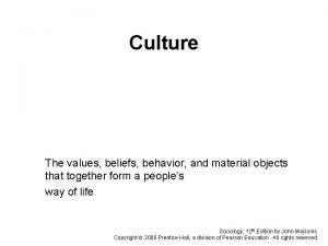What is real culture