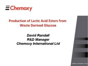Production of Lactic Acid Esters from Waste Derived