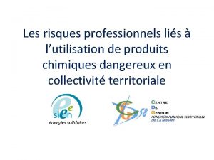 Les risques professionnels lis lutilisation de produits chimiques