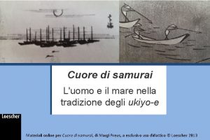 Cuore di samurai Luomo e il mare nella