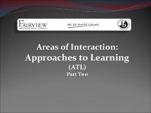 Area of interaction