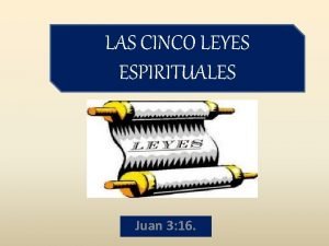 Las 5 leyes espirituales