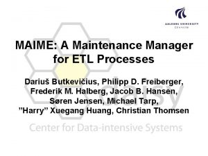 Etl service manager Etl service manager