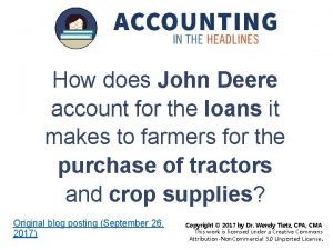 John deere account