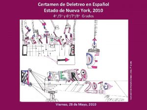 Certamen de Deletreo en Espaol Estado de Nueva