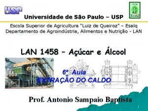 Universidade de So Paulo USP Escola Superior de