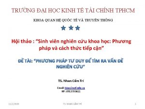 TRNG I HC KINH T TI CHNH TPHCM