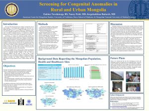 Screening for Congenital Anomalies in Rural and Urban