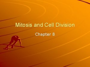 Mitosis and Cell Division Chapter 8 Before division