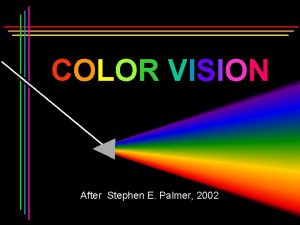 Theory of color vision