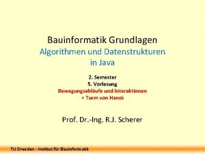 Bauinformatik tu dresden