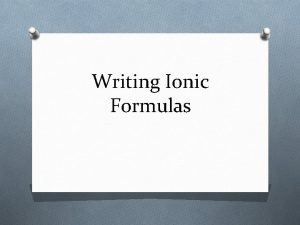 Writing formulas criss cross method