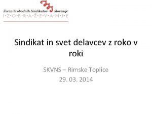 Sindikat in svet delavcev z roko v roki