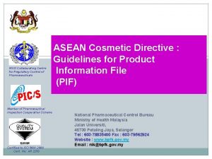 Bpfk cosmetic guideline