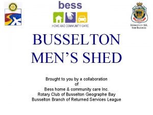 Mens shed busselton