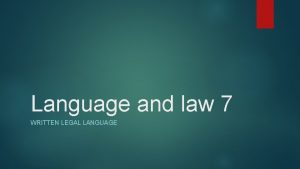 Language