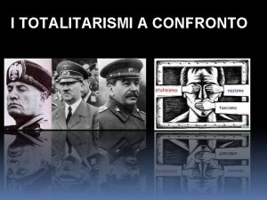 Totalitarismi a confronto mappa