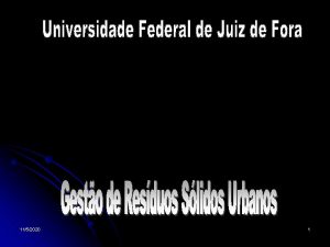 1152020 1 Caracterizao dos RSU Referese produo tipos