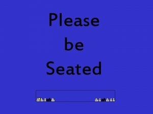 Please be Seated Making Waves Physics is Phun