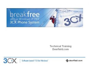 Pbx phone system training