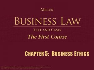 Business ethics 2015