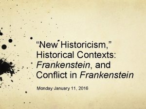 New historicism