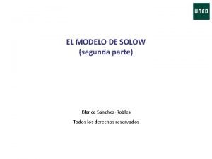 Modelo de solow